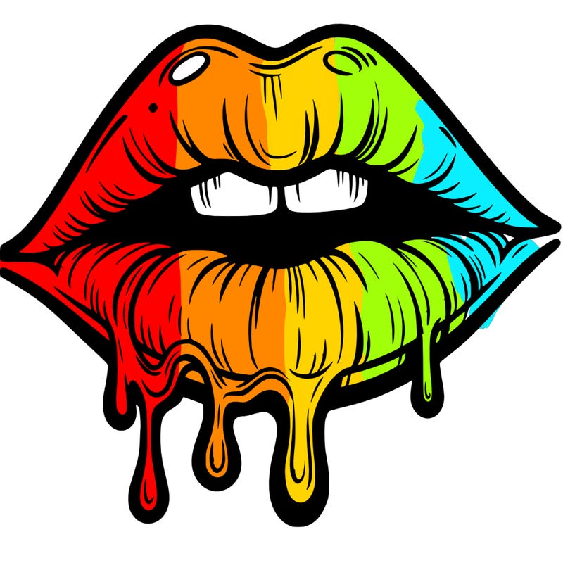 lips that look realistic and drip