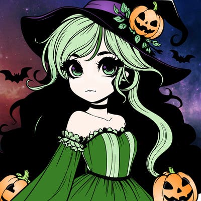 realistic girl halloween