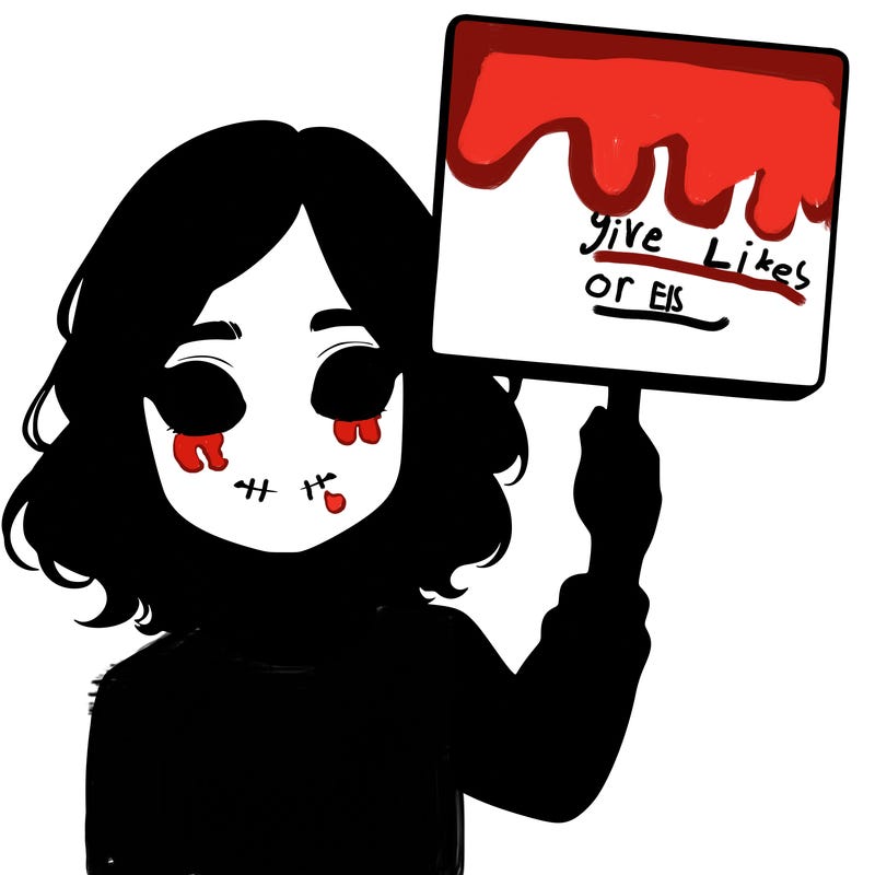 realistic girl holding up a sign