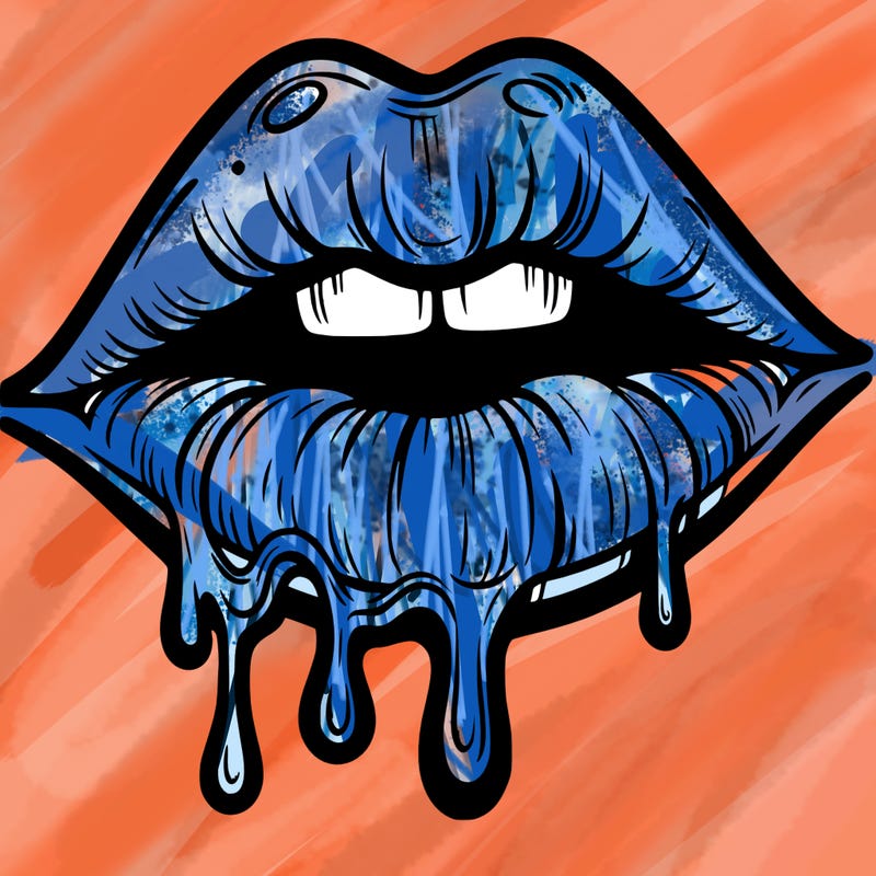 lips that look realistic and drip