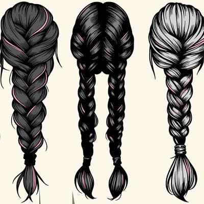 realistic braids
