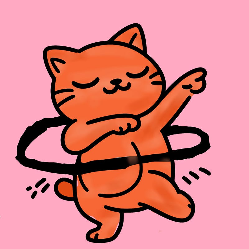 cat dancing