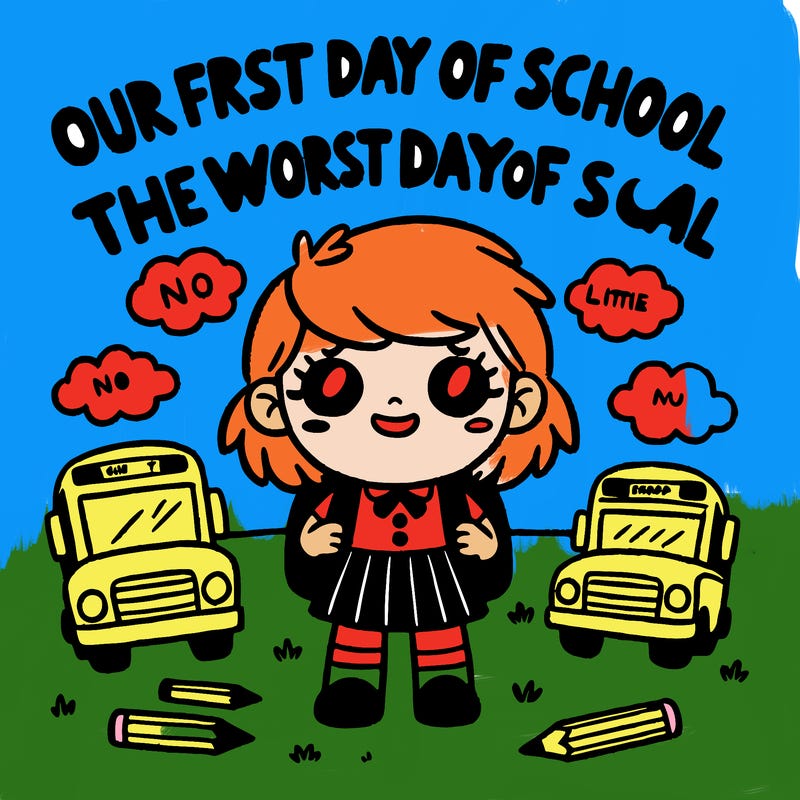 our first day of school was the worst day of school