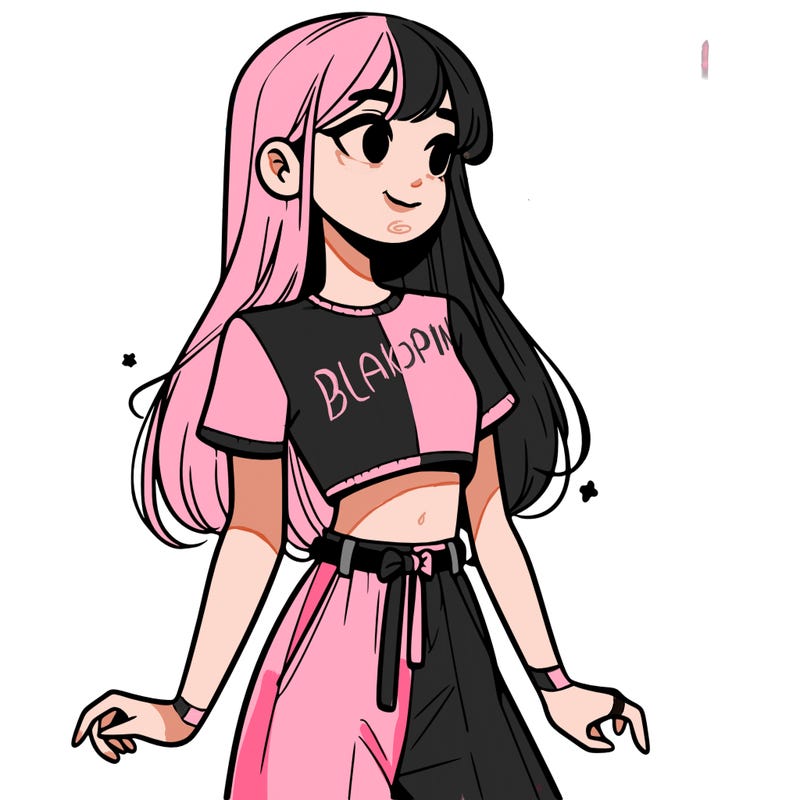 girl in a cute crop top