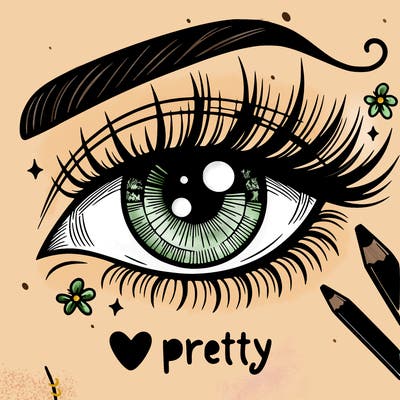 pretty eye