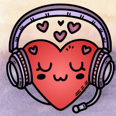 heart headphones