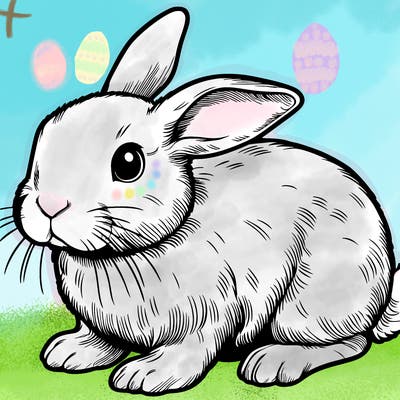 realistic bunny
