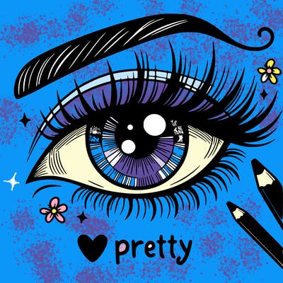 pretty eye
