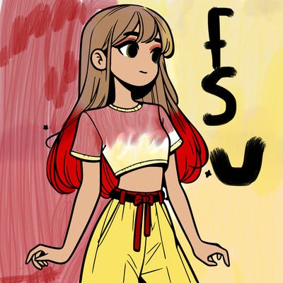 girl in a cute crop top
