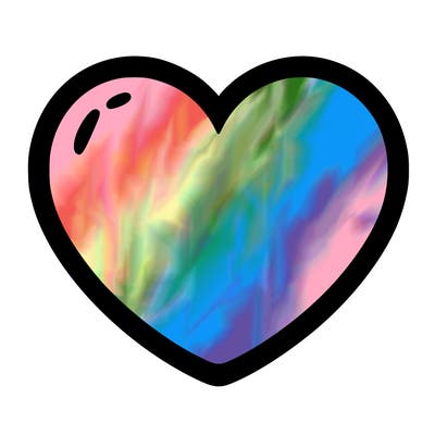 a blank heart