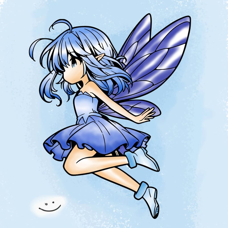 manga fairy flying