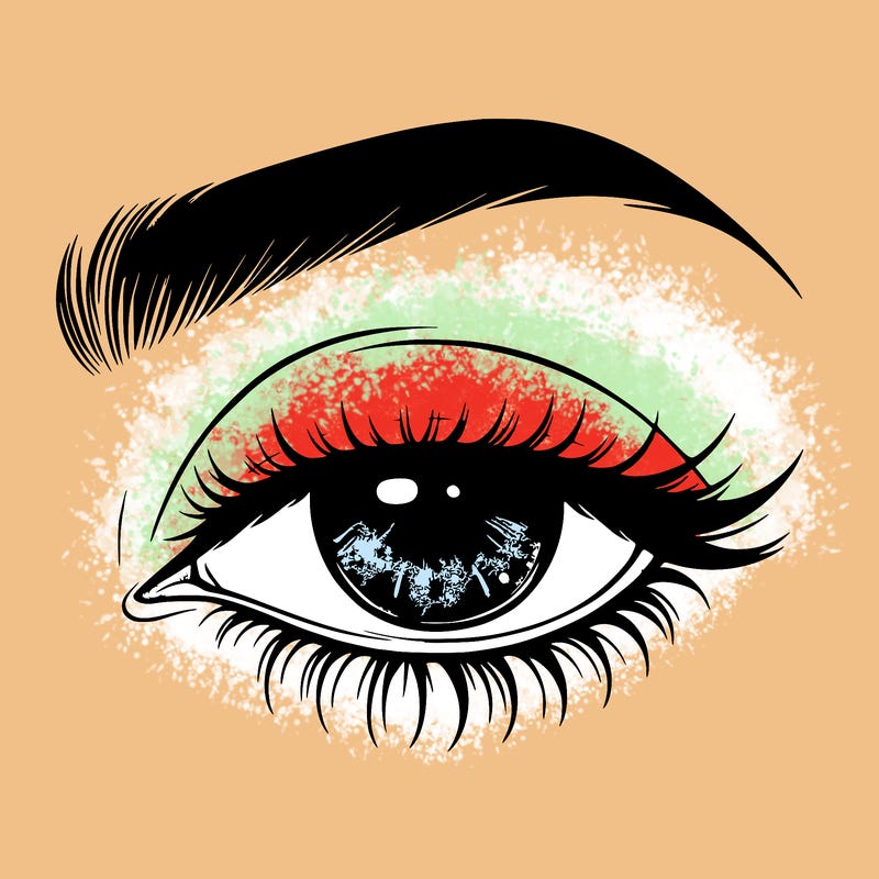 eye closed realistic