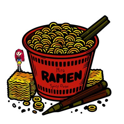 ramen noodles