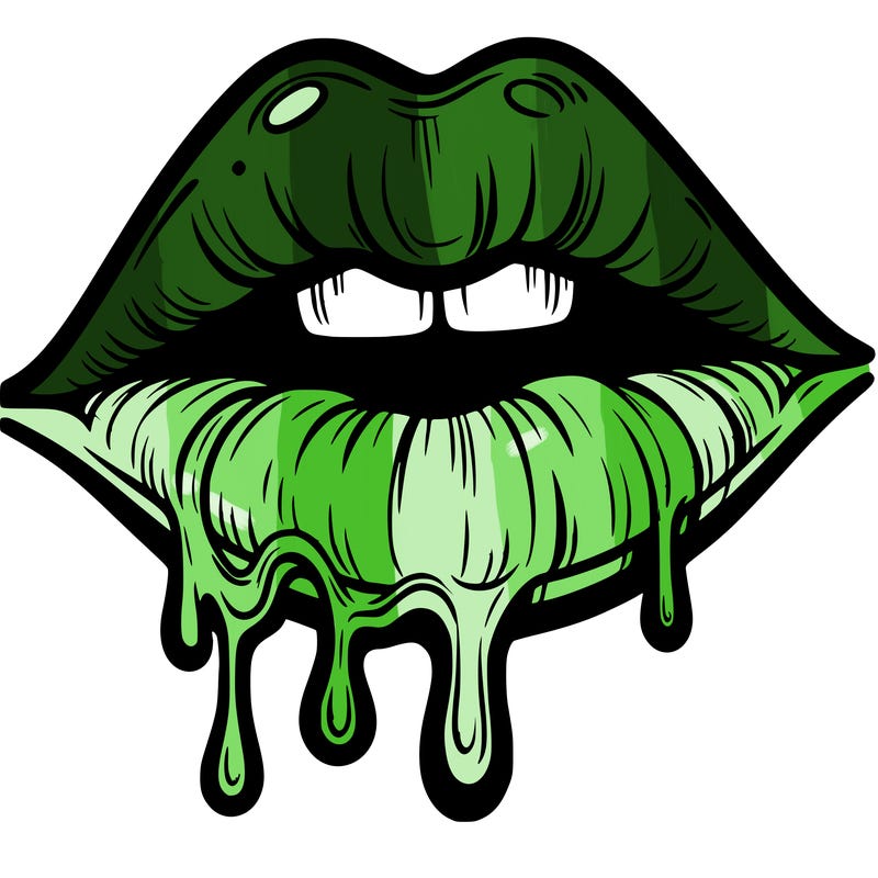 lips that look realistic and drip