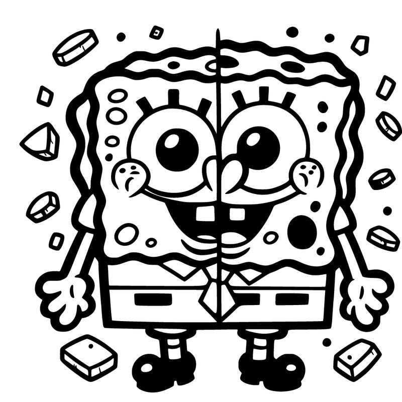 sponge bob split