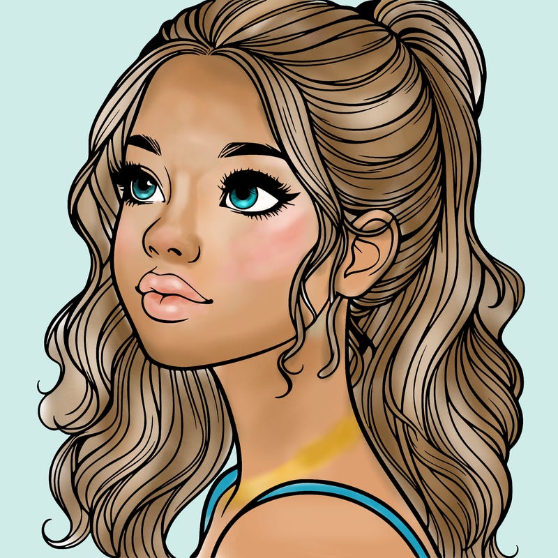 beautiful realistic girl