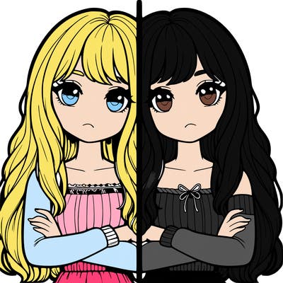 realistic girls split