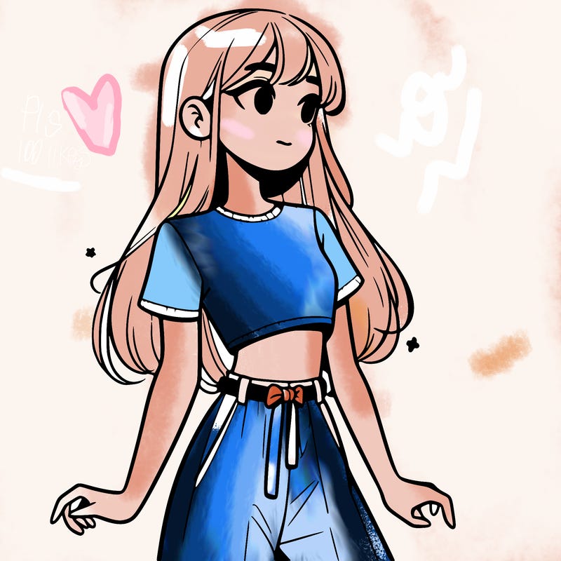 girl in a cute crop top