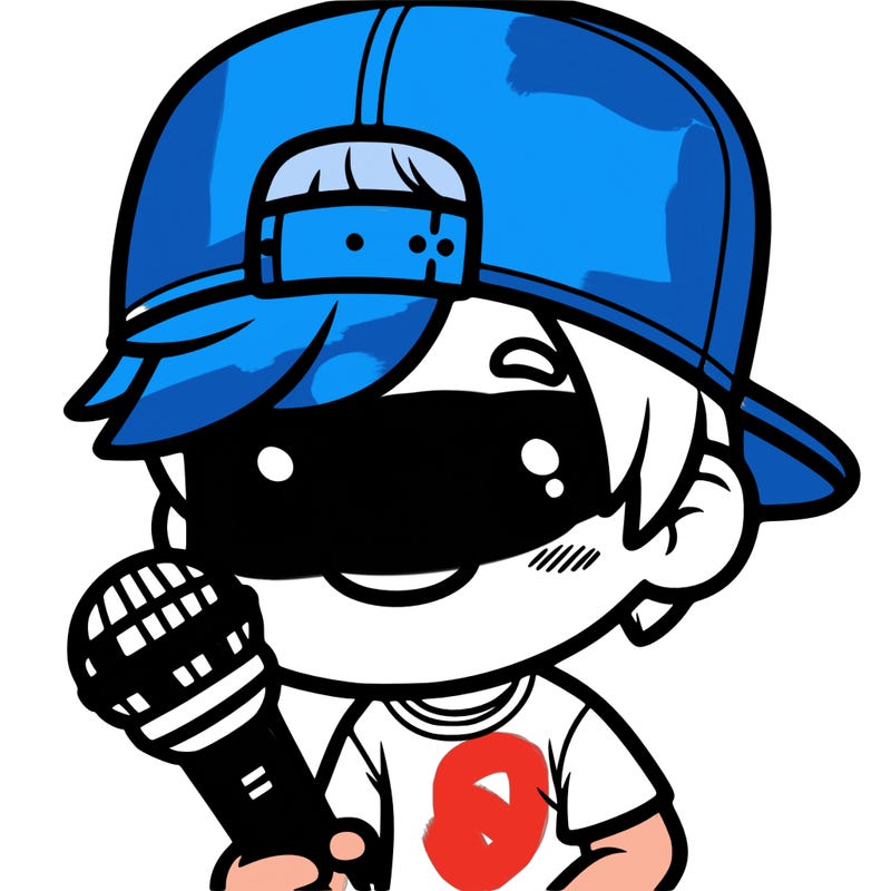 boy with backwards hat with a microphone in his hand