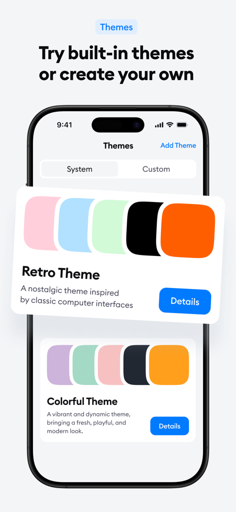 ComponentsKit: develop faster - Aperçu des thèmes d'interface utilisateur intégrés et personnalisés pour le développement mobile