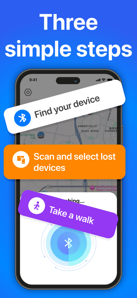 Find Air：My Device Tracker Pro - Three simple steps to find lost Bluetooth devices with Find Air app tracker