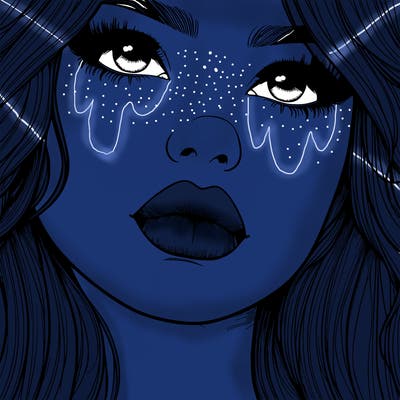 really realistic girl with lips