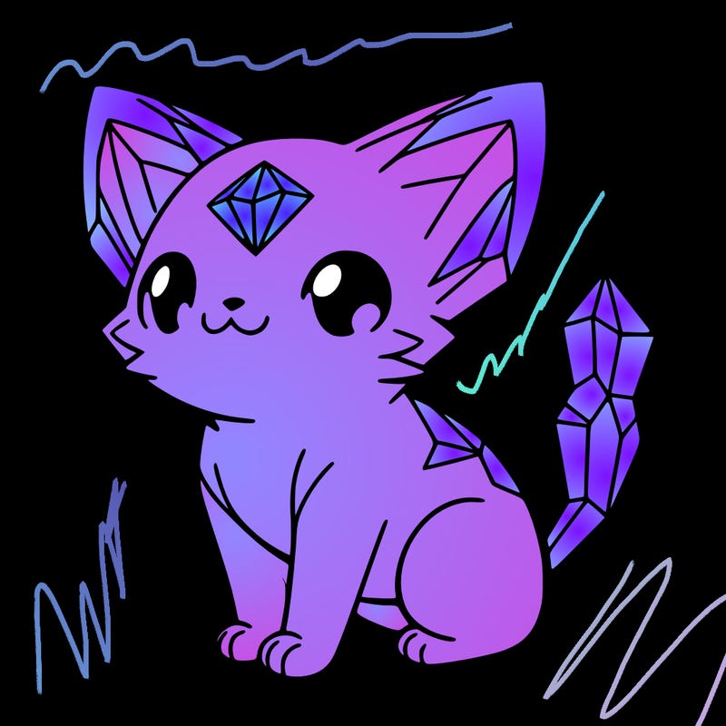 crystal kitten