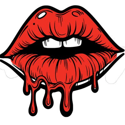 lips that look realistic and drip