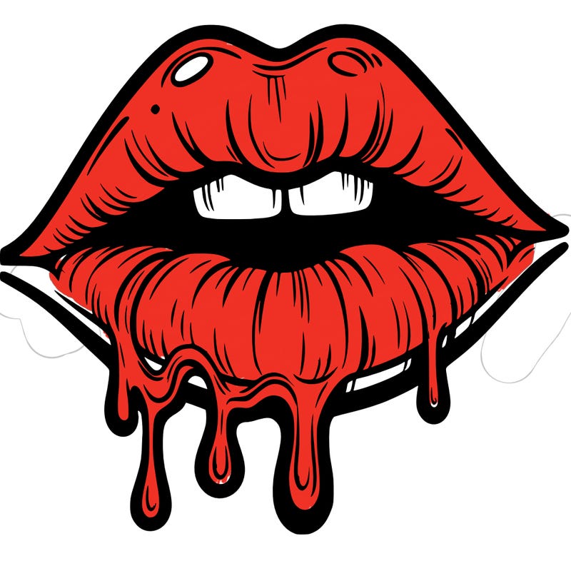 lips that look realistic and drip