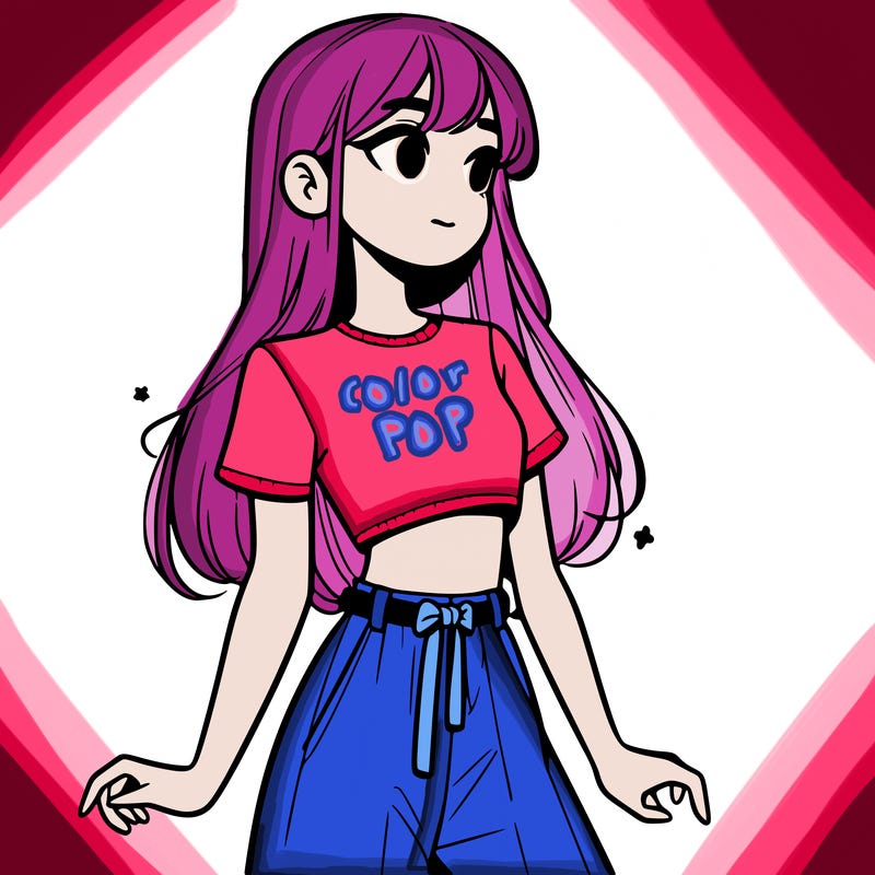 girl in a cute crop top