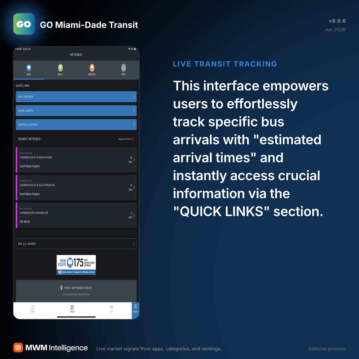 GO Miami-Dade Transit - Travel App | MWM