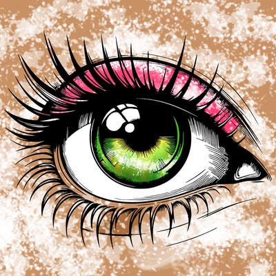 realistic eye