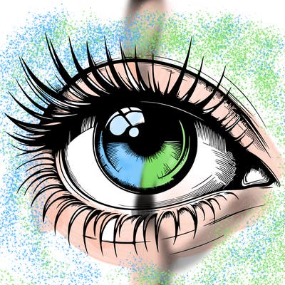 realistic eye
