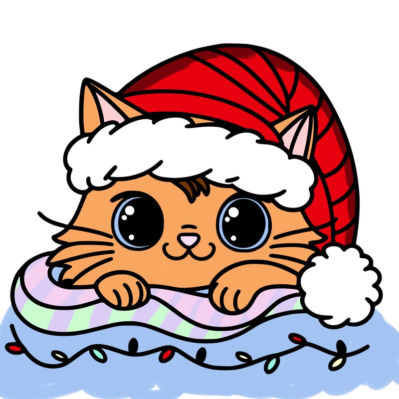 cat christmas