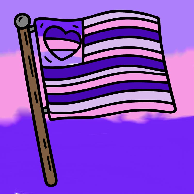 pride flag for pride month