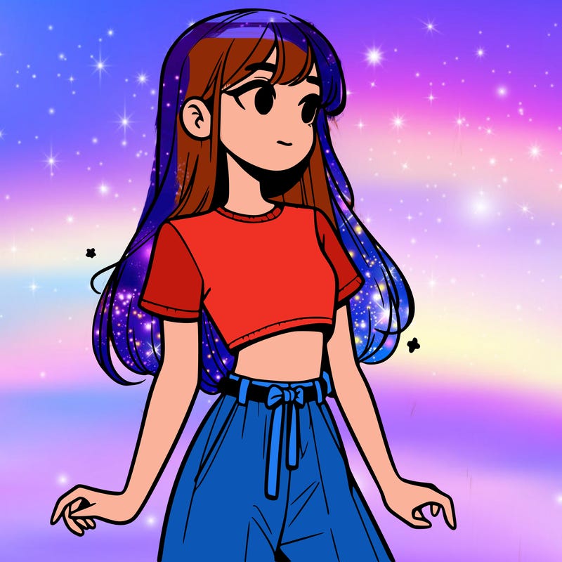 girl in a cute crop top