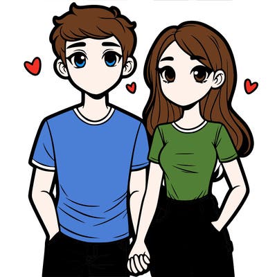 boyfriend and girlfriend