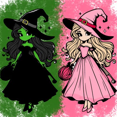 beautiful wicked witch. from wicked