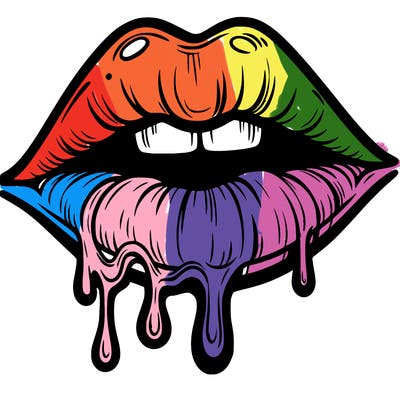 lips that look realistic and drip