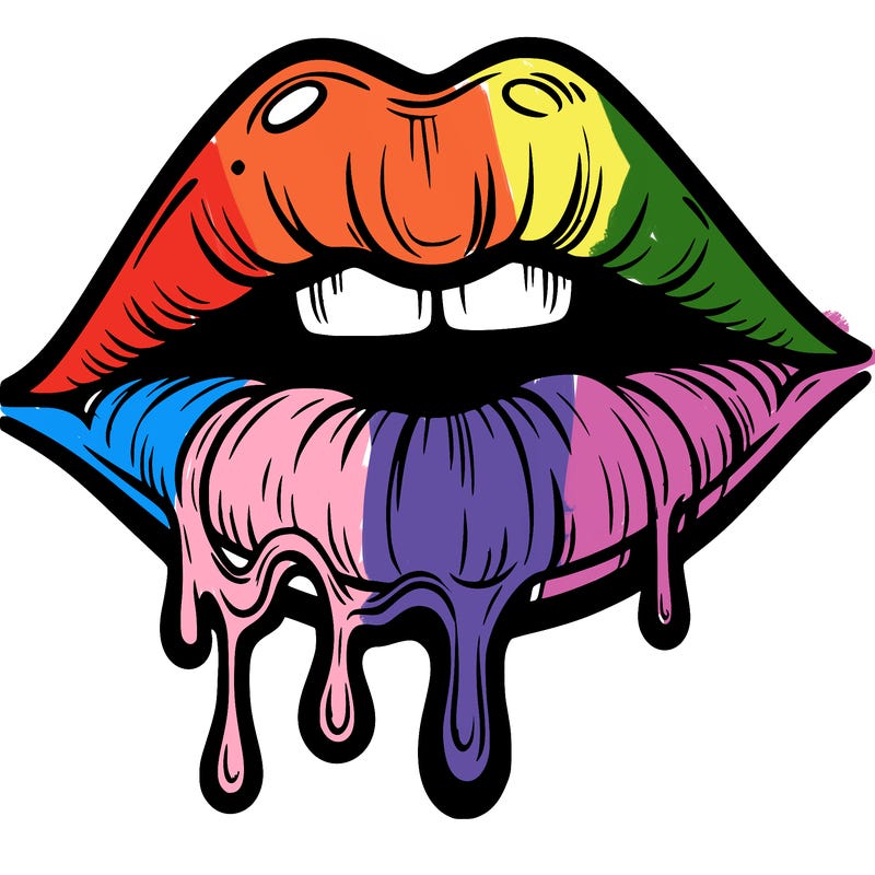 lips that look realistic and drip