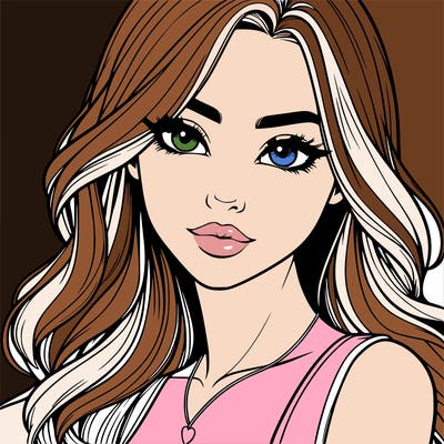 beautiful realistic girl