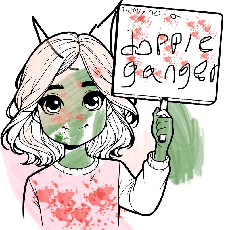 realistic girl holding up a sign