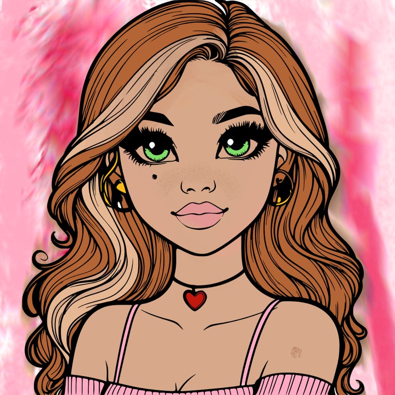 realistic pretty girl