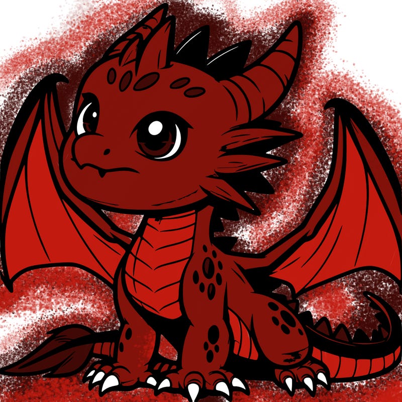 fierce baby night dragon