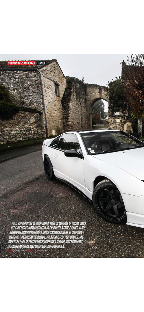 AUTOWORKS EDITION - White Nissan 300ZX featured in Autoworks Edition digital magazine