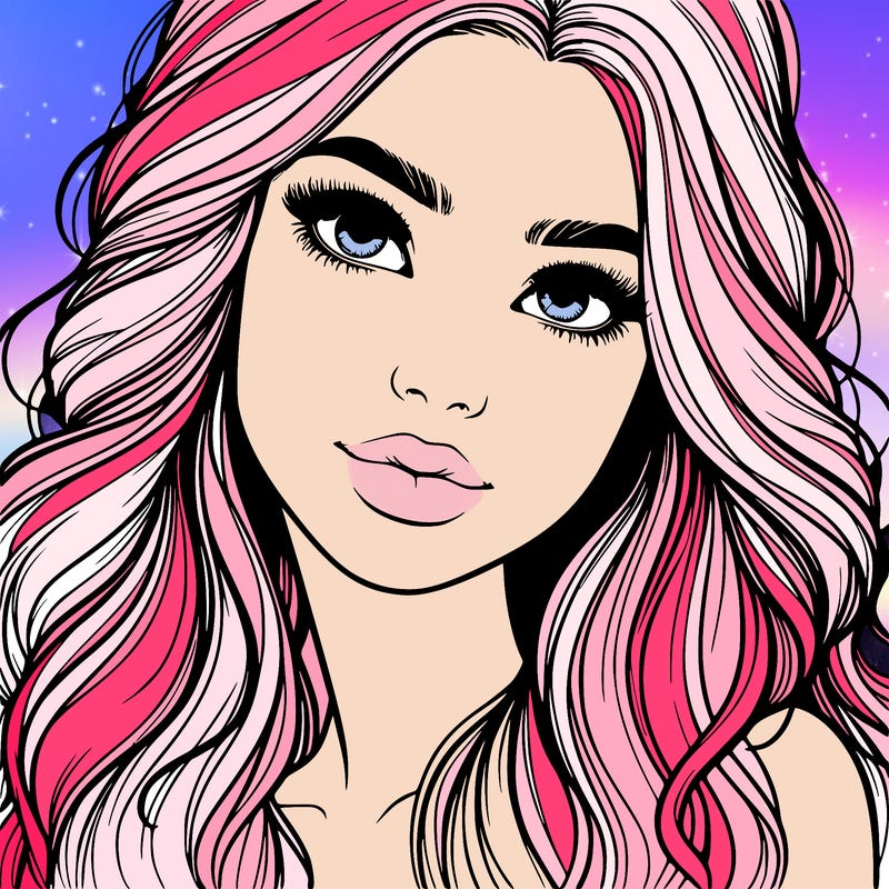 beautiful realistic girl