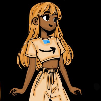 girl in a cute crop top