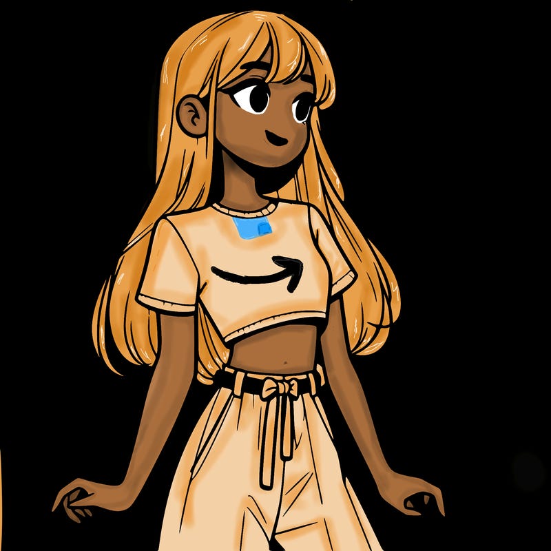 girl in a cute crop top