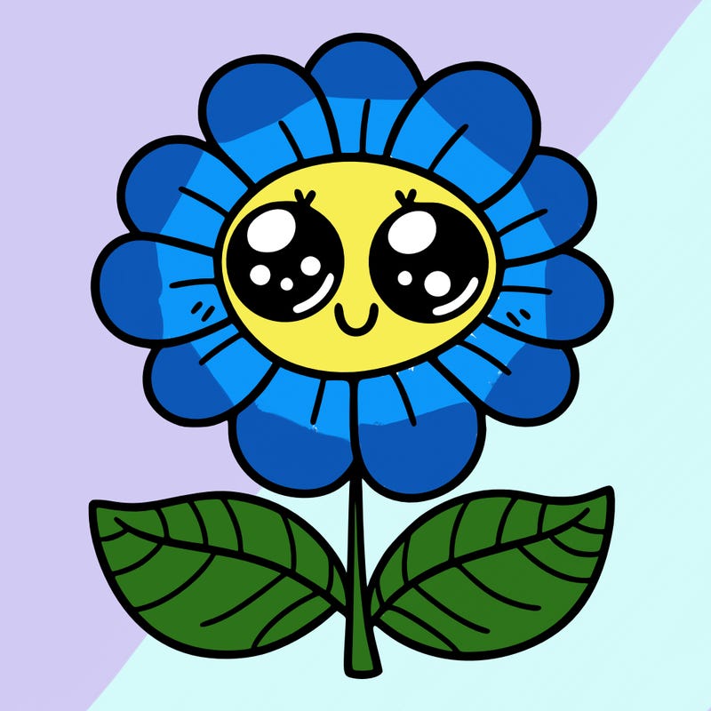 flower with eyes