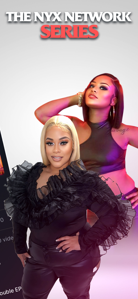 The Nyx Network - Promotional image for The Nyx Network series featuring content creators